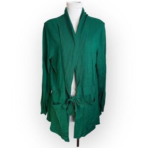 New‎ York & Co 7th Avenue Green Sweater Cardigan Size XXL